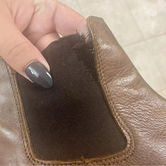 Kurt Geiger Carvela Toby Women’s 8.5 Brown Leather Chelsea Boots 51807 - Picture 8 of 8